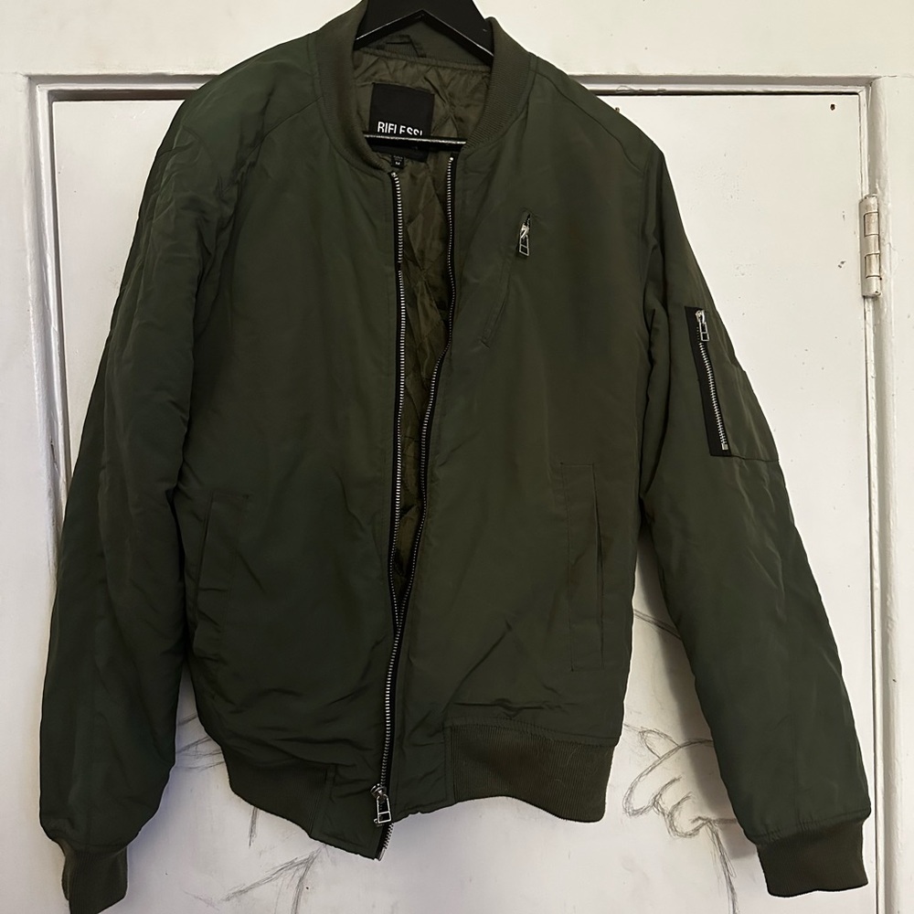Riflessi Collection Green Men’s Bomber Jacket